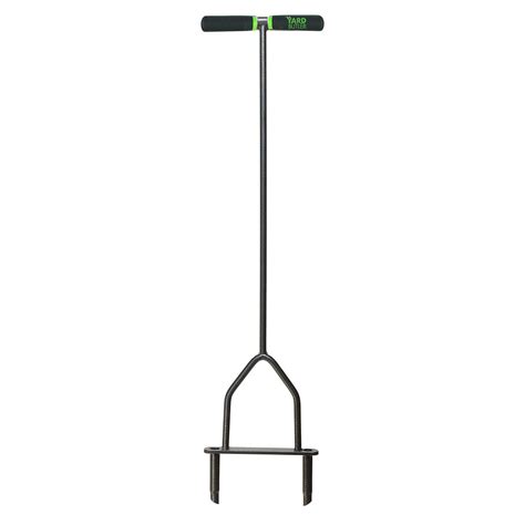 Buy Yard ButlerID-6C Manual Lawn Coring Aerator - Grass Dethatching Turf Plug Core Aeration Tool ...