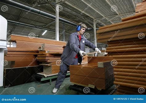 Factory Worker in Wood Warehouse Editorial Image - Image of palette ...