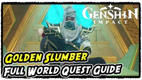 Golden Slumber World Quest & Puzzle Guide Genshin Impact - YouTube