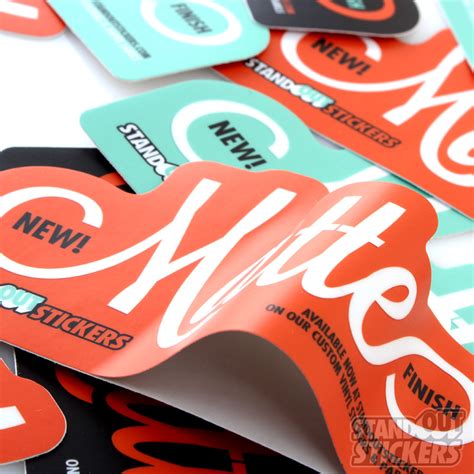 You’ll love our new Matte Finish! - StandOut Stickers Blog