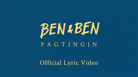 Ben&Ben - Pagtingin | Official Lyric Video Chords - Chordify