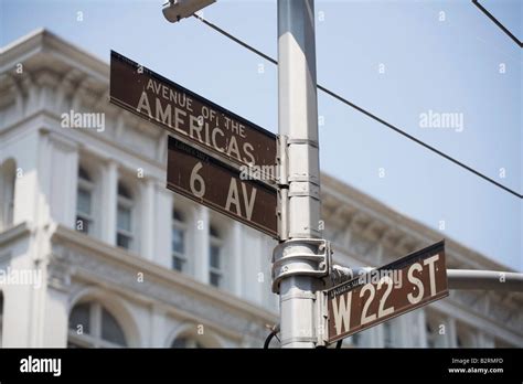 Street signs in New York City Stock Photo - Alamy