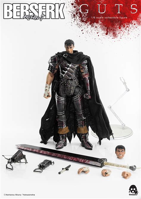 Threezero’s 1/6th scale Berserk Guts Figure | Plastic and Plush