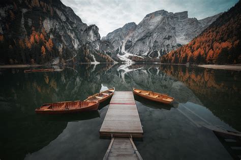 Braies Lake, Dolomites, Italy - Most Beautiful Picture