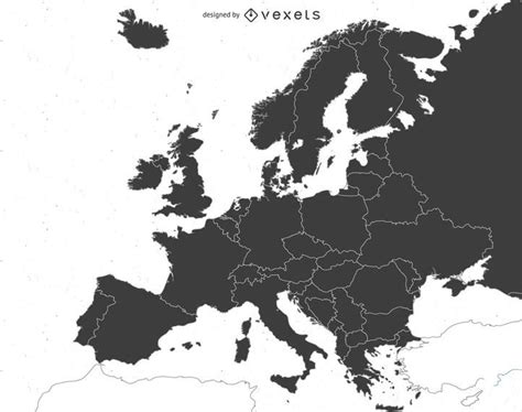 Europe Map - Vector Download