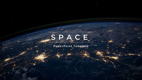 Space Themed PowerPoint Template