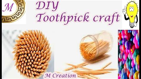 Toothpick diy craft|diy toothpick craft | Toothpick craft, Diy crafts, Crafts