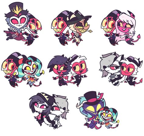 Helluva Boss: Chibi Pairing by TheWorldofDream on DeviantArt