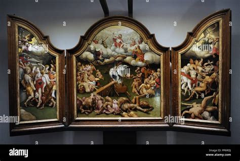 Renaissance. Triptych with the Triumph of Death and the Last Judgement ...