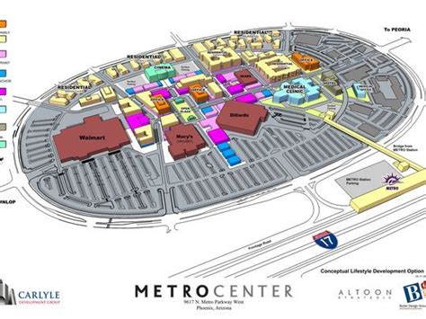 Map Of Metro Center Mall | France Map