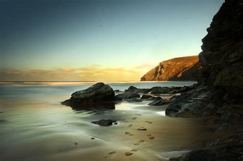 Early Morning at Mawgan Porth Beach on Behance