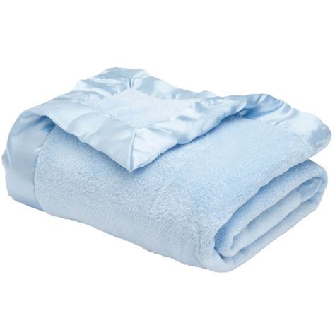 Elegant Baby Fleece Blanket (36 x 45) - Blue - Stitch Sensations