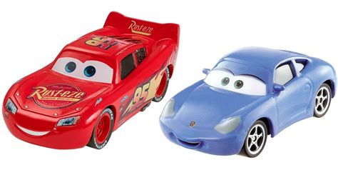 Mattel Cars 3 Lightning McQueen and Sally Die-Cast Vehicles, 2-Pack | #1984089336