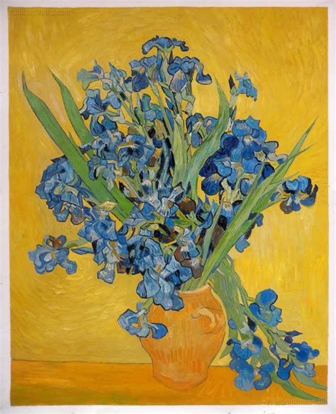 Irises (amsterdam) - Vincent Van Gogh Oil Painting Replica, Post ...