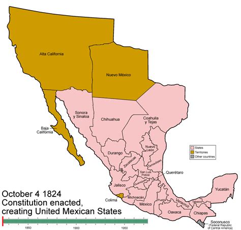 The changing U.s. - México Border | Mexico, History, Ancient world maps