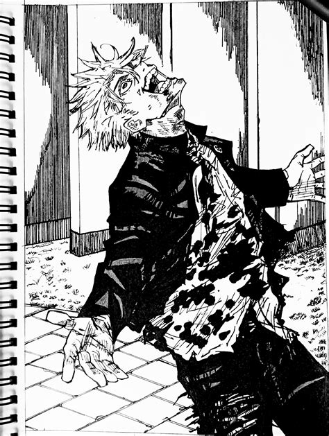 [ART] Made the gojo manga panel from jujutsu kaisen! : r/manga