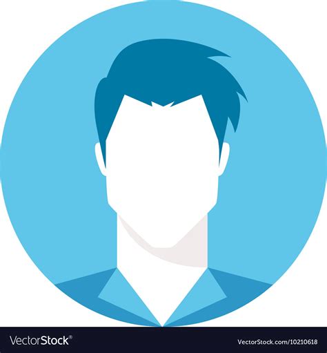 Male avatar profile picture Royalty Free Vector Image