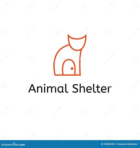 Animal Shelter Logo stock vector. Illustration of animal - 93883048