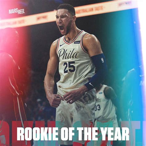 Ben Simmons voted 2018 NBA Rookie of the Year! Do you agree? #MarsReel x #NBA x #BenSimmons ...