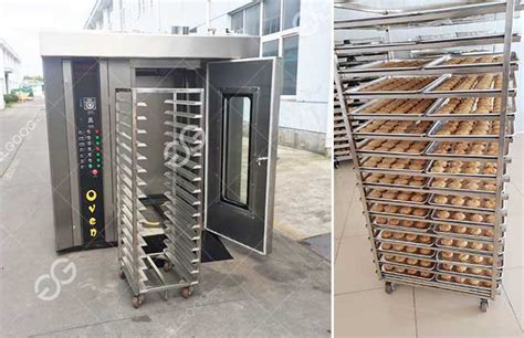 Commercial Rotary Rack Oven for Cake Bakery