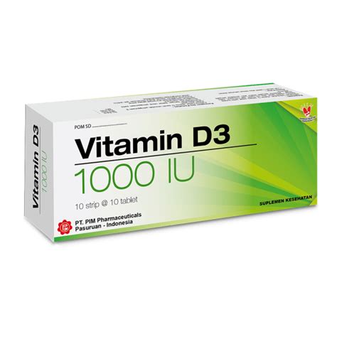 VITAMIN D3 1000 IU STRIPS – PIM Pharmaceuticals