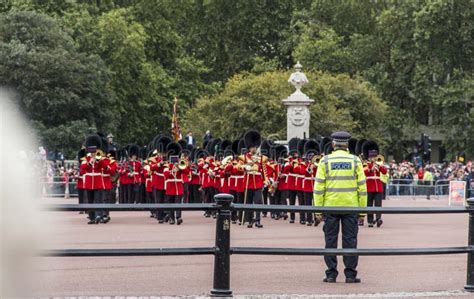 The Royal Guards Parade at the Changing of the Guards Ceremony Across ...