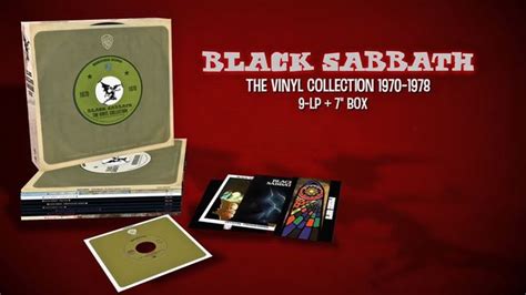 BLACK SABBATH - The Vinyl Collection 1970 - 1978 Unboxed; Video ...