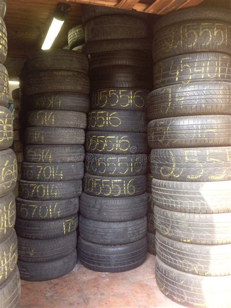 Old tyres stock photo. Image of rubber, pneumatic, rubberized - 55925040