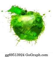 900+ Royalty Free Green Apple Fruit Vector Clip Art - GoGraph