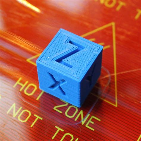 XYZ 20mm Calibration Cube by iDig3Dprinting - Thingiverse | Cube, 3d printer, 3d printing