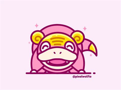 a pink and yellow animal with stars on it's head