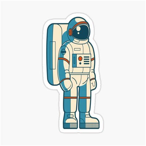 "Astronaut Outer Space Clip Art" Sticker for Sale by BojerShop | Redbubble