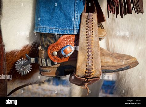 Cowboy boots spurs hi-res stock photography and images - Alamy