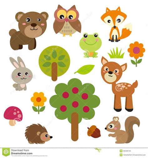 10+ Forest Animal Clipart - Preview : Baby Woodland Ani | HDClipartAll