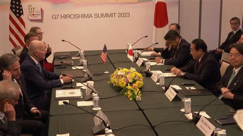 G7 Hiroshima Summit (Previous Day): Japan-U.S. Summit Meeting (The Prime Minister in Action ...