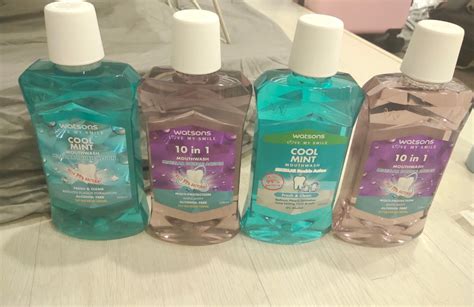 Buy 1 free 1 Watson Cool Mint Mouthwash, Beauty & Personal Care, Face, Face Care on Carousell