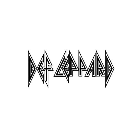 Rock Band Logo Sticker by Def Leppard