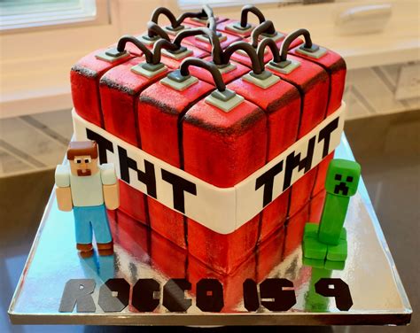 Minecraft Tnt Cake Ideas