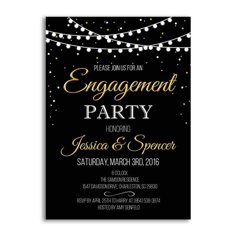 Engagement Party Invitation Engagement Party Ideas Wedding | Etsy