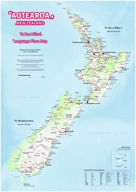 NZ-TeReoMaori-Map-Web | The Map Kiwi