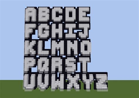 Server Logo Fonts Minecraft Map