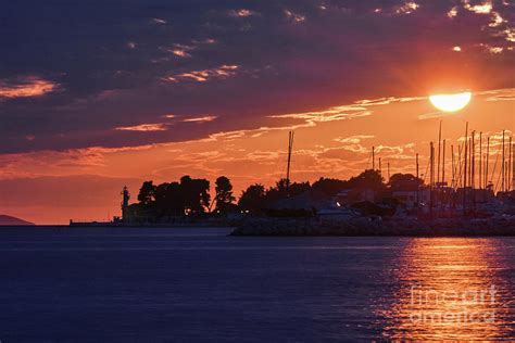 Sunset in Zadar Photograph by Lidija Ivanek - SiLa - Fine Art America