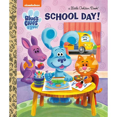 Little Golden Book: School Day! (Blue's Clues & You) (Hardcover ...