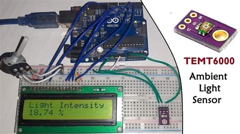 TEMT6000 Ambient Light Sensor & Arduino - Measure Light Intensity