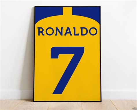 Cristiano Ronaldo 2023 Jersey Poster Digital File .png and - Etsy