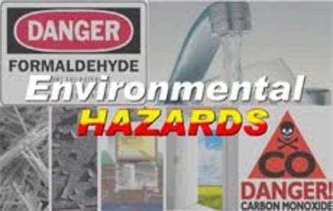 Four Categories of Environmental Hazards - HubPages