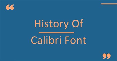 Calibri Font - Fonts Studio