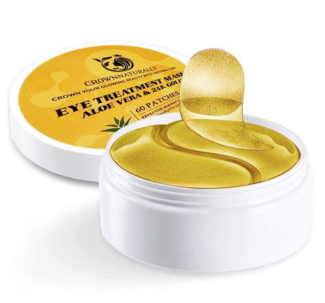 Amazon.com: 24K Gold Collagen Under Eye Patches with Aloe Vera Natural for Dark Circles and ...