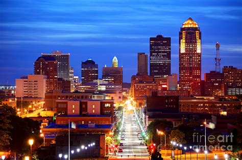 Downtown Des Moines Iowa Photograph by Denis Tangney Jr | Pixels