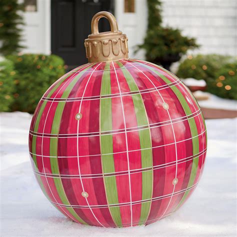 Massive Outdoor Christmas Ornaments